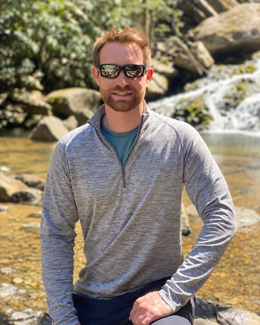 Portrait of the Point Bound founder